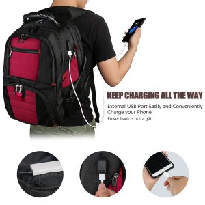 charging backpack with power bank