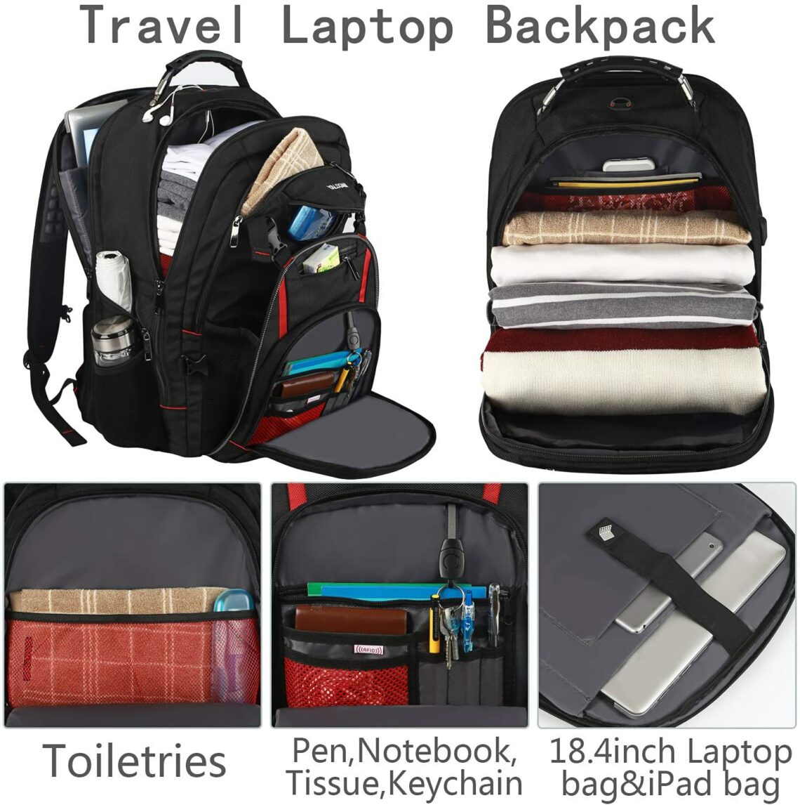 YALIXIAN 18.4 Inch Laptop Backpack | Tech It Out