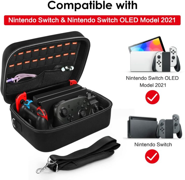 iVoler Storage Case for Nintendo Switch Tech It Out
