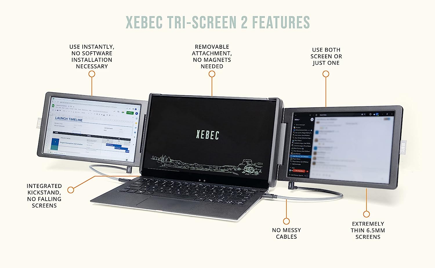 Xebec Tri-Screen 2