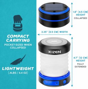KIZEN Solar Camping Lantern