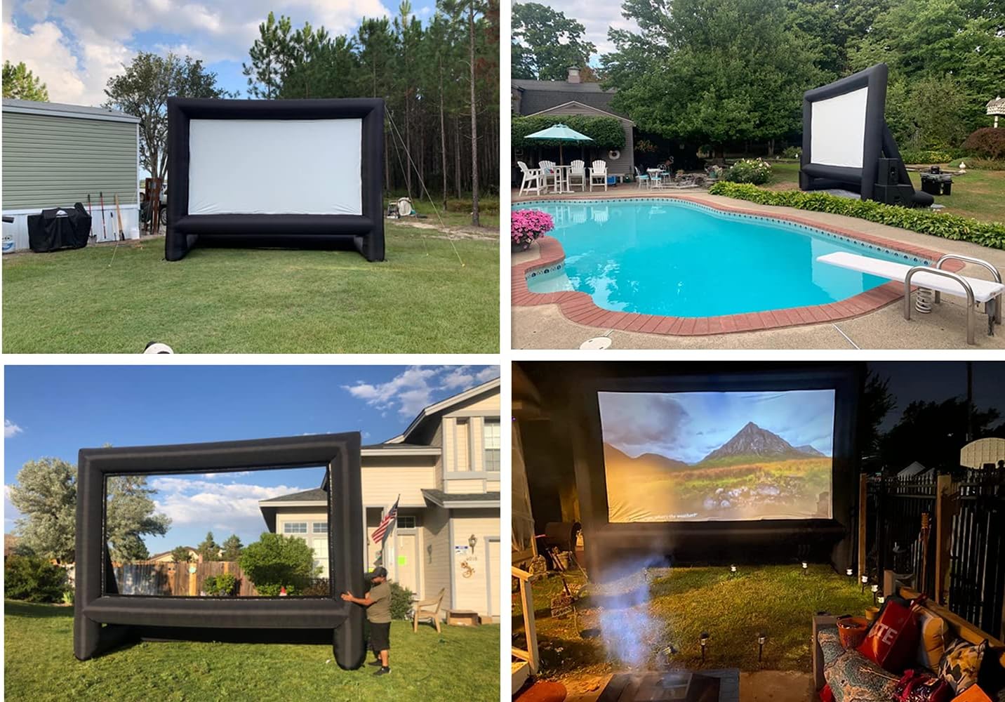 XHYCPY Inflatable Projector Screen